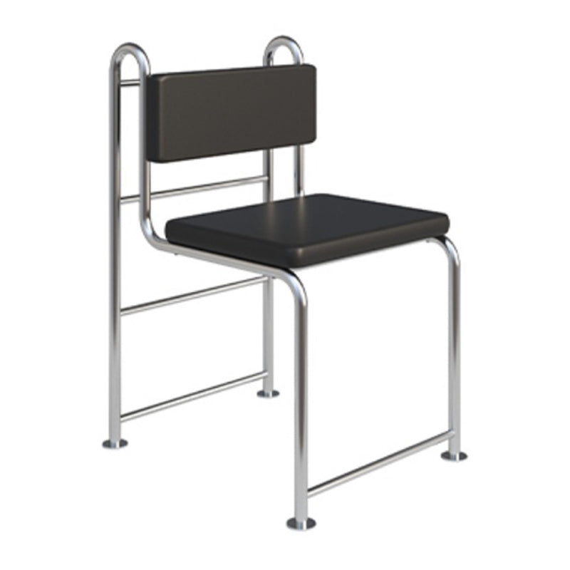 Contemporary Side Chair Metal Open Back Dining Room Chair for Indoor