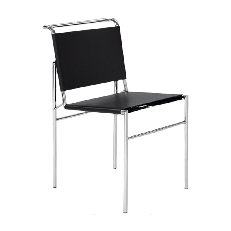 Contemporary Style Side Chair Metal Open Back Dining Room Chair for Indoor