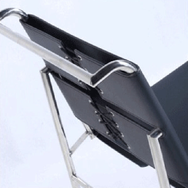 Contemporary Style Side Chair Metal Open Back Dining Room Chair for Indoor