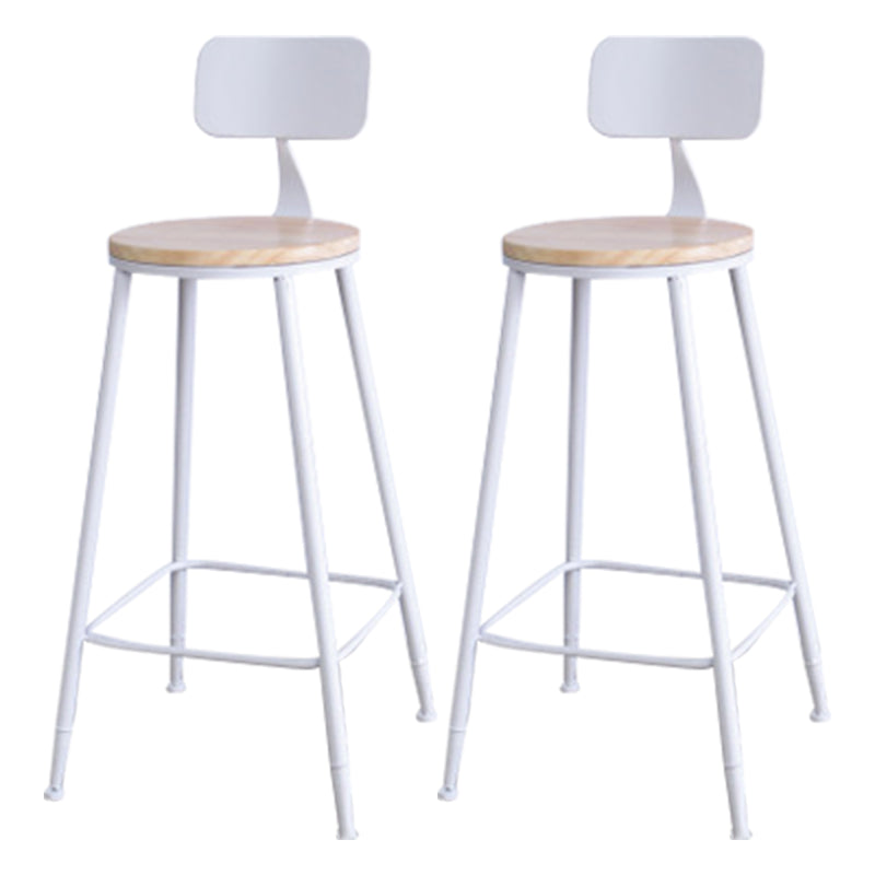 Contemporary Metal Legs Bar Stools Living Room Counter Chair