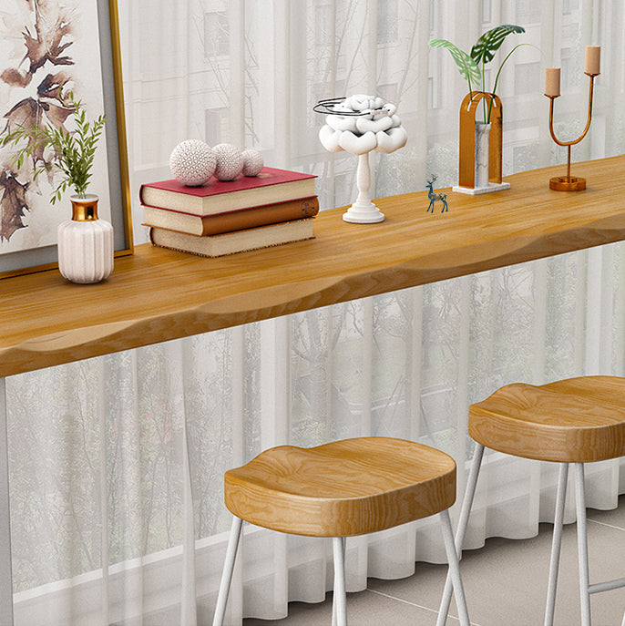 Contemporary Metal Legs Bar Stools Living Room Counter Chair