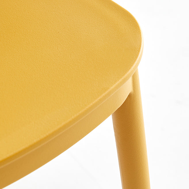 Contemporary Style Plastic Bar Stool Footrest Counter Stool for Restaurant