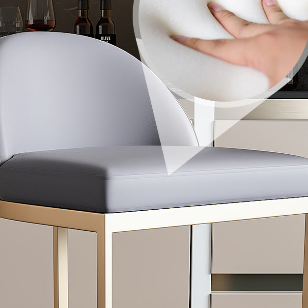 Modern Rectangle Bar Table Set 1/5 Pcs White Faux Marble Bar Table Set