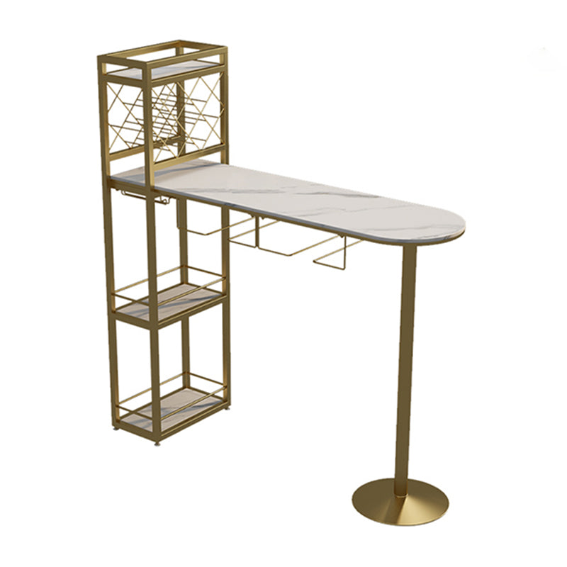 Glam Style Stone Pub Dining Set 1/2/3 Pcs Specialty Pub Set for Indoor