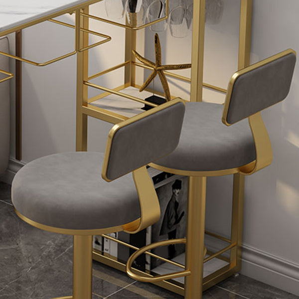 Glam Style Stone Pub Dining Set 1/2/3 Pcs Specialty Pub Set for Indoor