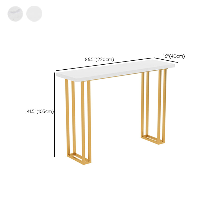 Rectangle Bistro Bar Height Cocktail Table Sled Pub Height Dining Table