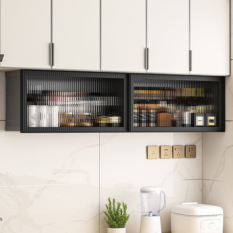 Modern Wall Mounted Display Stand Metal Storage Cabinet for Kitchen