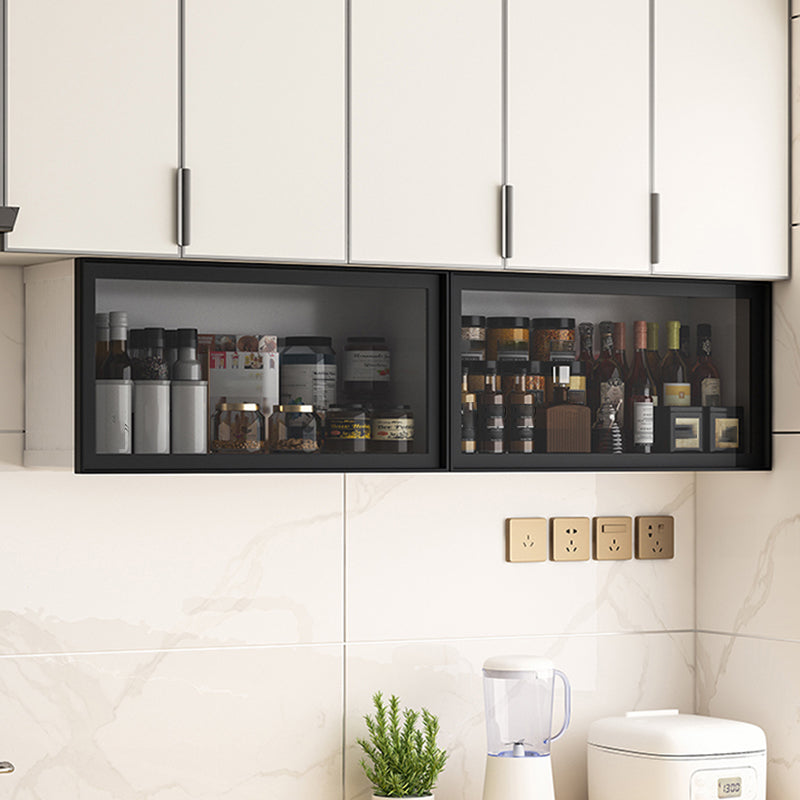 Modern Wall Mounted Display Stand Metal Storage Cabinet for Kitchen