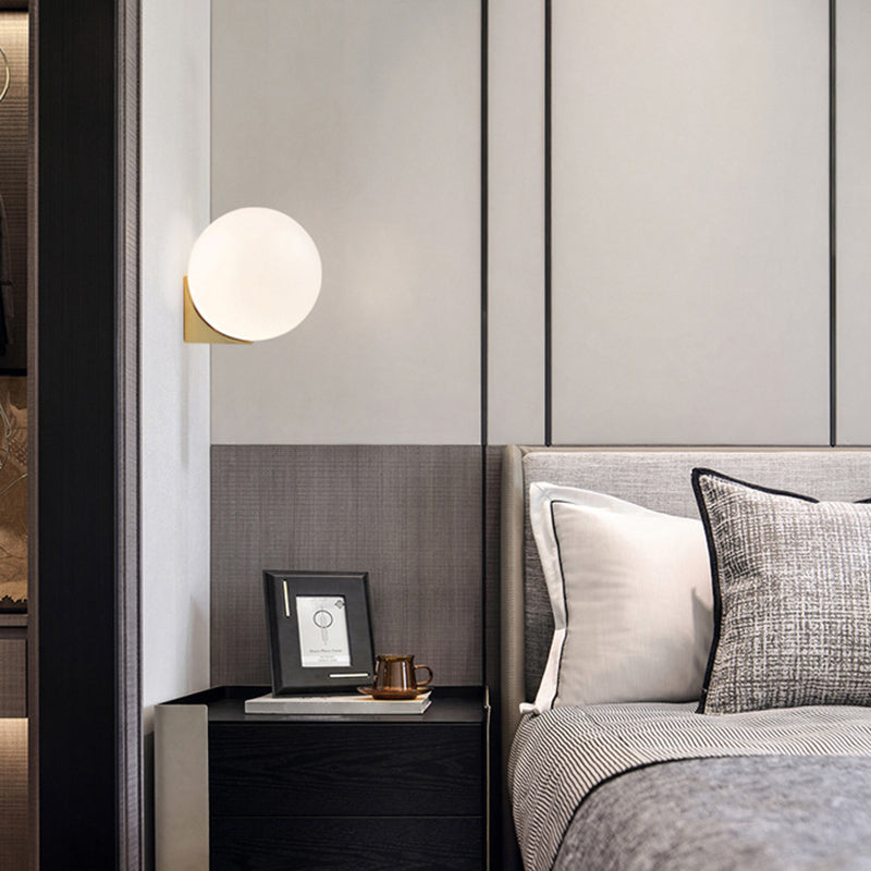 Modern Golden Wall Light Sconces Globe Wall Lighting for Home