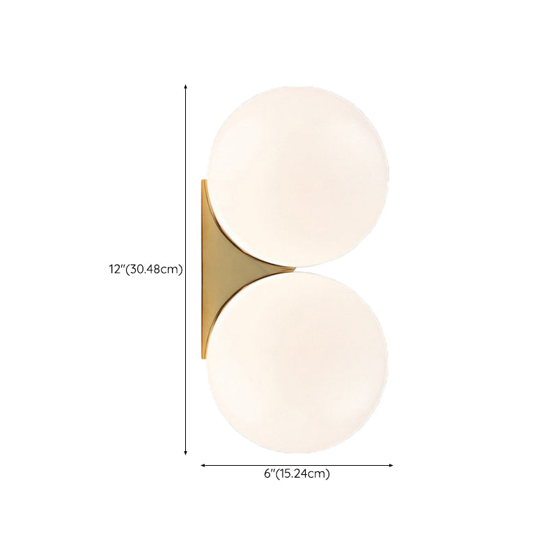Modern Golden Wall Light Sconces Globe Wall Lighting for Home