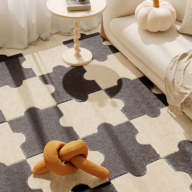 Modern Loose Lay Carpet Tile Solid Color Non-Skid Carpet Floor Tile