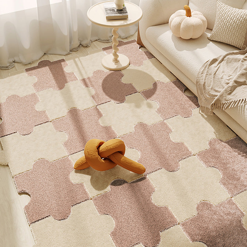 Modern Loose Lay Carpet Tile Solid Color Non-Skid Carpet Floor Tile