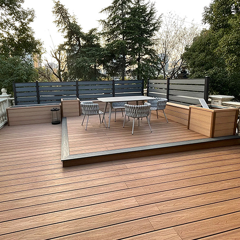 Brown Wood Self Adhesive Wood Floor Planks Reclaimed Wooden Planks for Patio