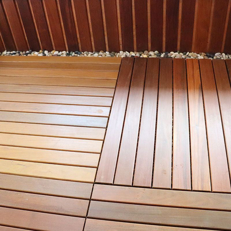 Red Wood Floor Planks Self Adhesive Wood Reclaimed Wooden Planks