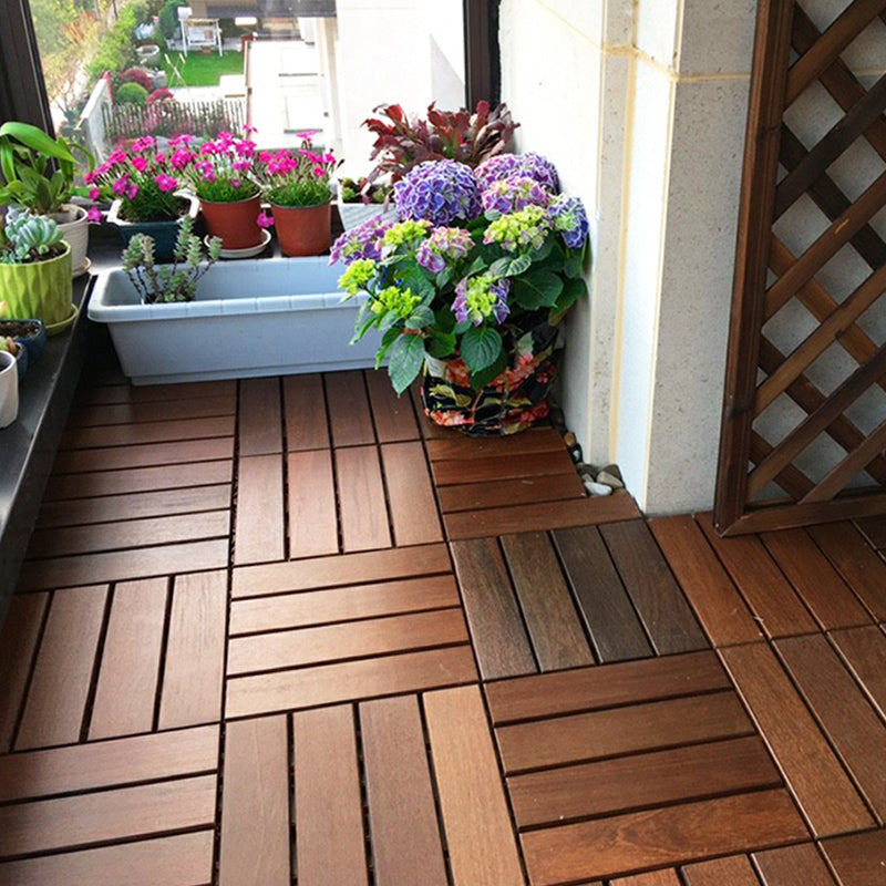 Traditional Flooring Tile Interlocking Composite Outdoor Flooring Flooring Tile