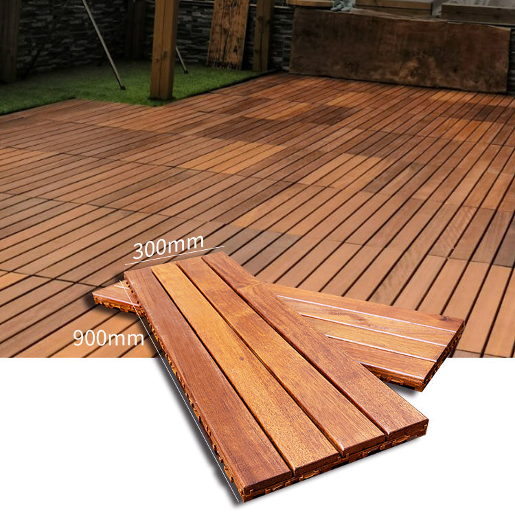 Modern Floor Board Solid Color Water-Resistant Outdoor Flooring