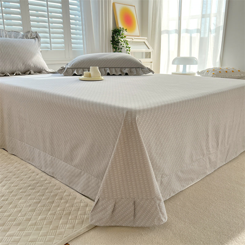 Floral Printed Bed Sheet Set Modern Elegant Sheet for Bedroom