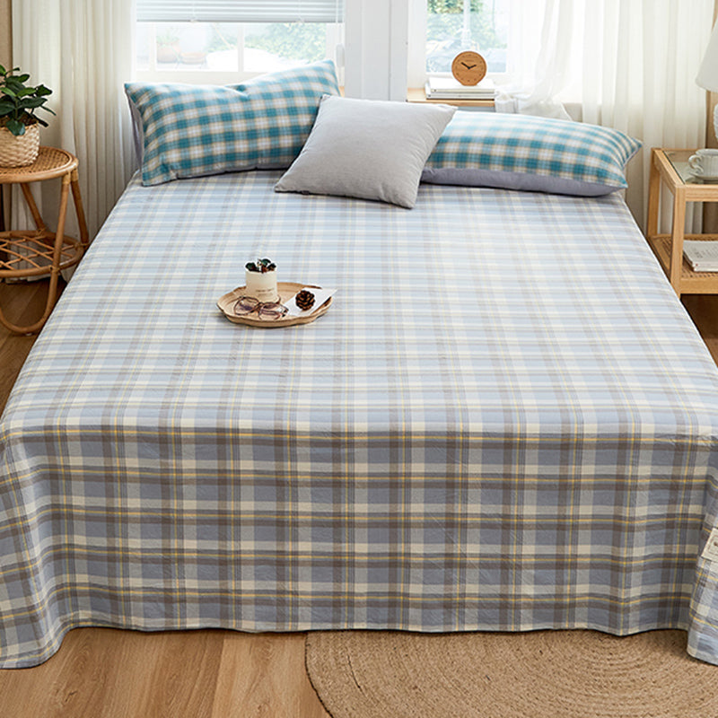 Modern Bed Sheet Set Pinstriped Elegant Fitted Sheet for Bedroom