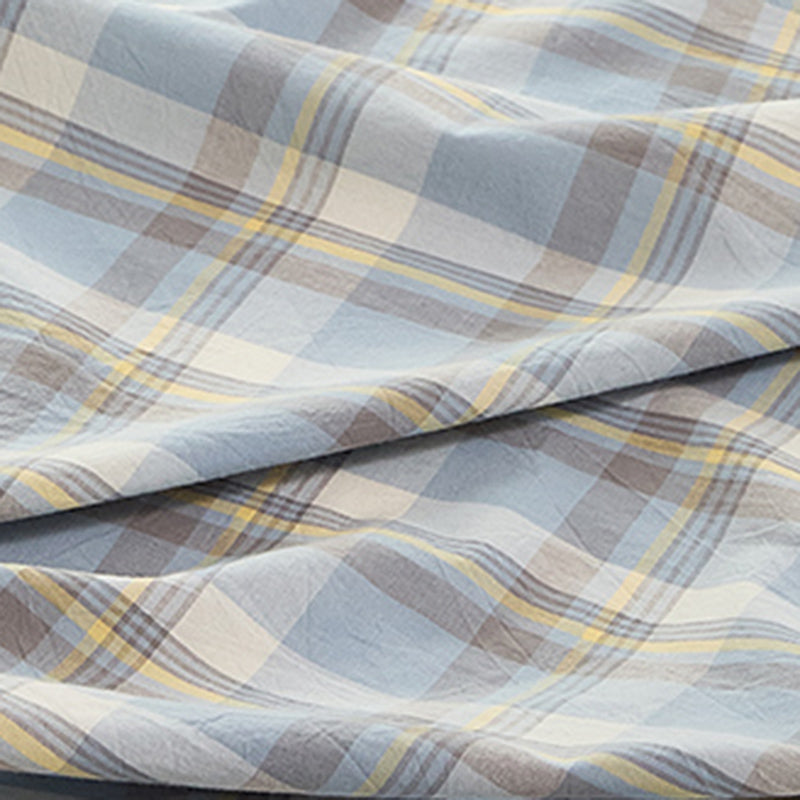 Modern Bed Sheet Set Pinstriped Elegant Fitted Sheet for Bedroom