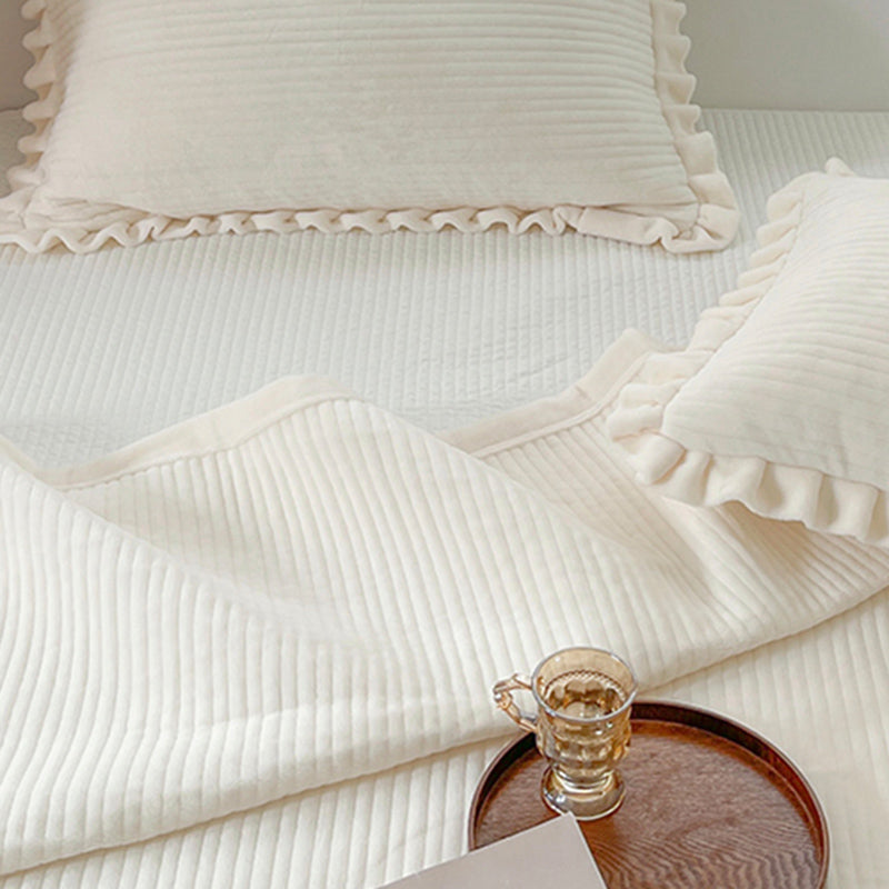 Elegant Bed Sheet Set Basic Flannel Fitted Sheet for Bedroom