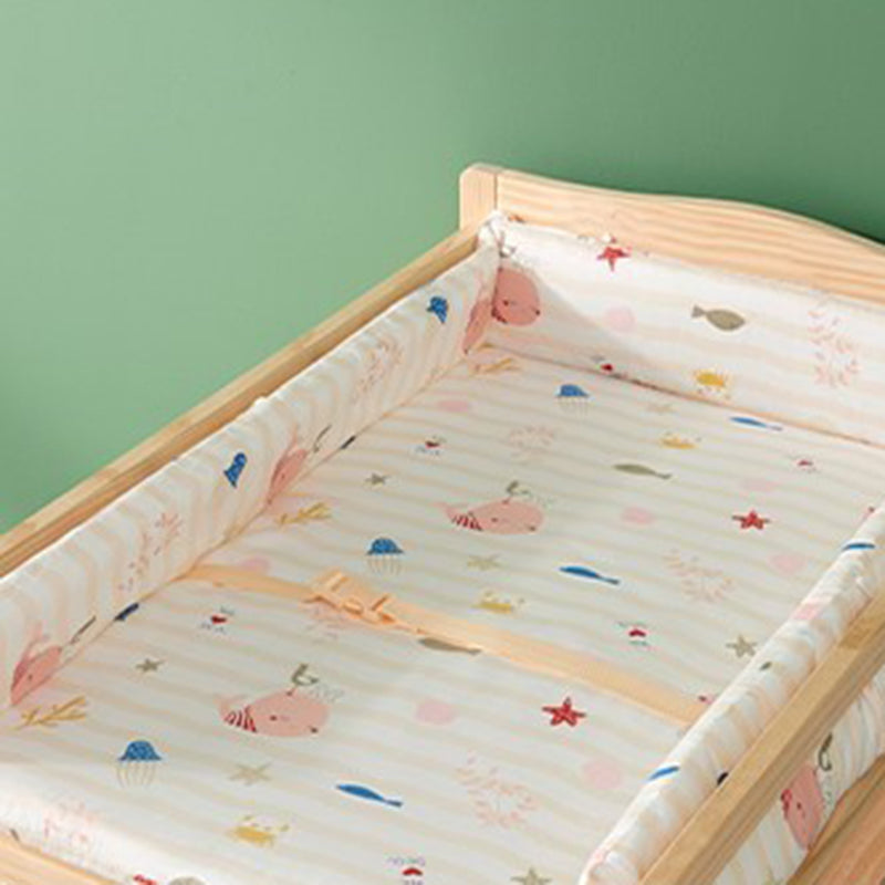 Solid Wood Baby Changing Table with Storage Changing Table Arch Top