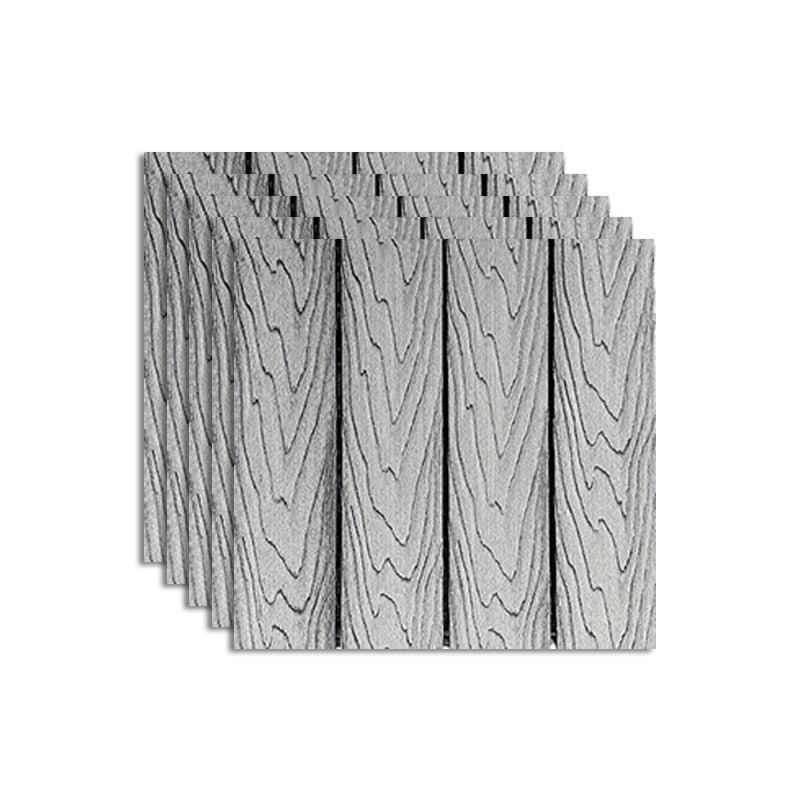 Composite Deck Flooring Tiles Interlocking Deck Flooring Tiles with Scratch Resistant