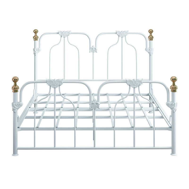 Metal Scandinavian Tall Clearance Bed Open Frame Headboard Panel Bed