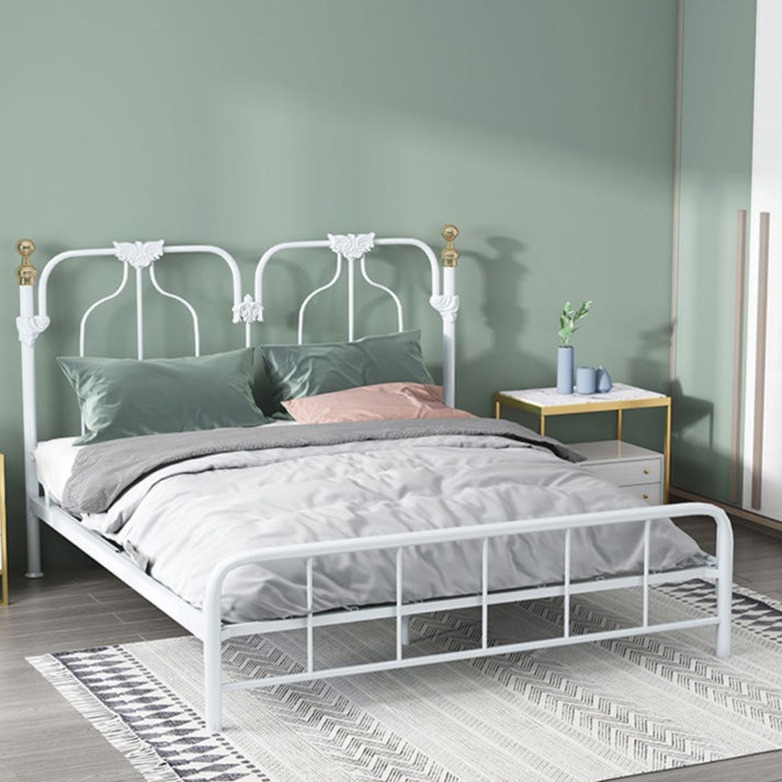 Metal Scandinavian Tall Clearance Bed Open Frame Headboard Panel Bed