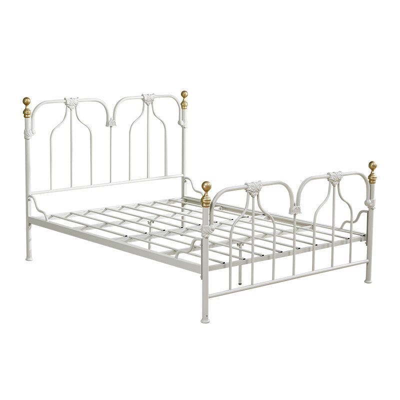 Metal Scandinavian Tall Clearance Bed Open Frame Headboard Panel Bed