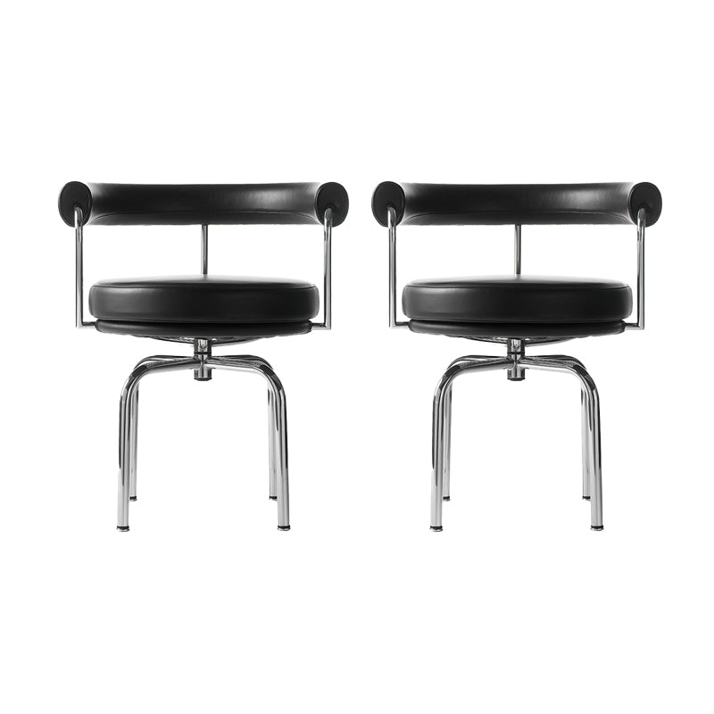 Modern Arm Dining Chair Upholstered Open Back Dining Chair for Dining Room