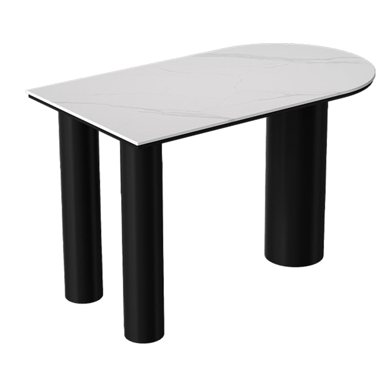 Glam Rectangle Stone Counter Table 1/5 Pieces Bar Table Set for Living Room