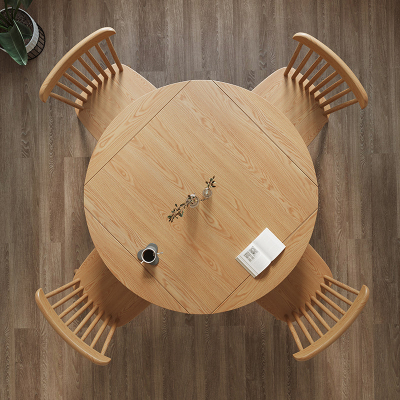 Modern 1/3/5 Pieces Furniture Solid Wood Dining Set in Natural