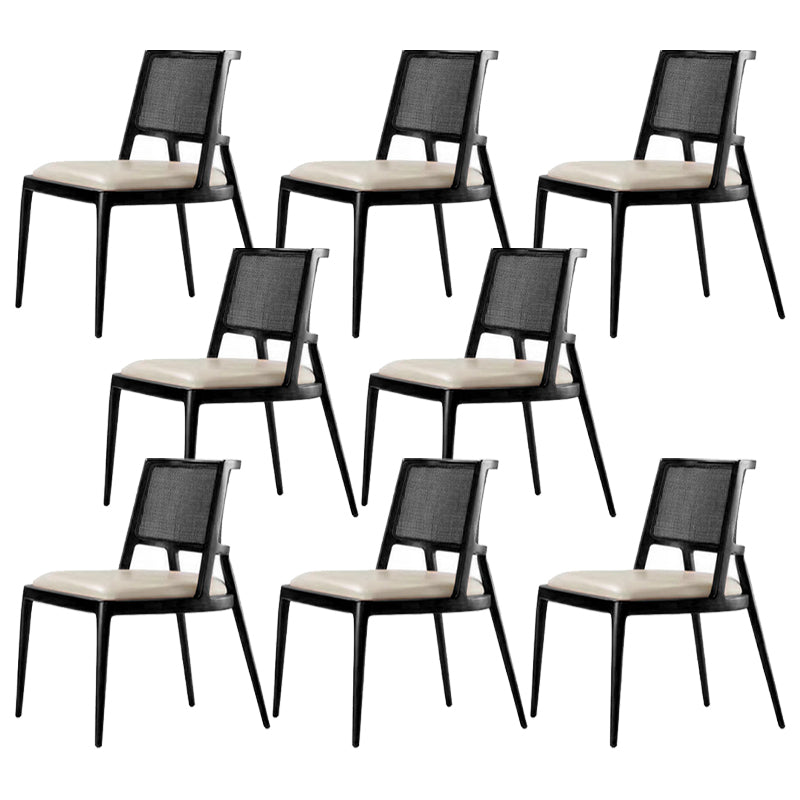 Contemporary Style Chair Wood Open Back Dining Room Chair for Dining Room