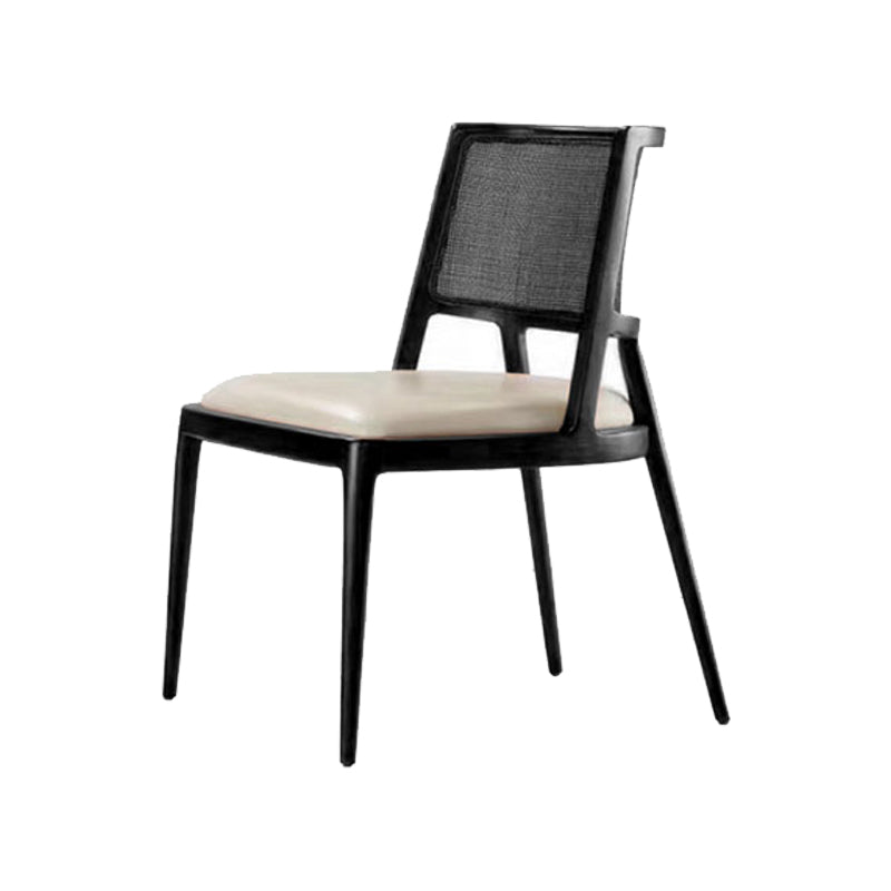 Contemporary Style Chair Wood Open Back Dining Room Chair for Dining Room
