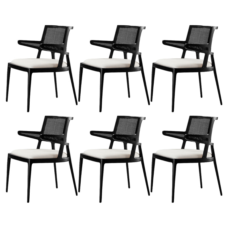 Contemporary Style Chair Wood Open Back Dining Room Chair for Dining Room