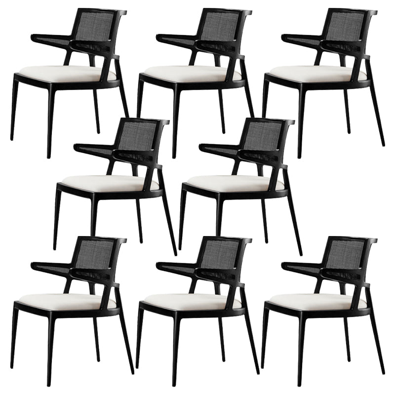 Contemporary Style Chair Wood Open Back Dining Room Chair for Dining Room