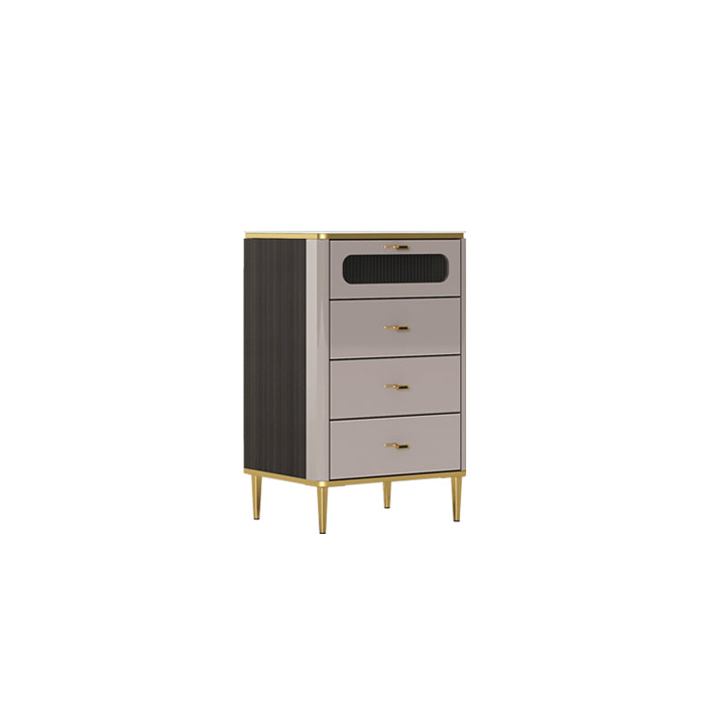 Classic Glam Dresser Stone Storage Chest Dresser with Drawers