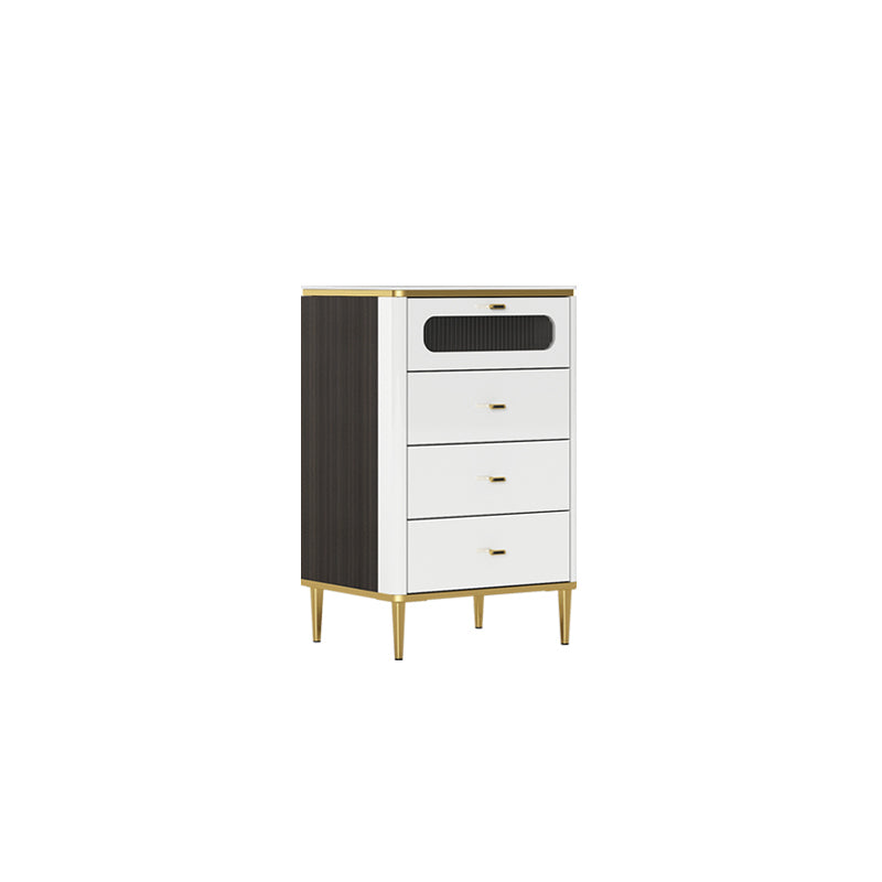 Classic Glam Dresser Stone Storage Chest Dresser with Drawers