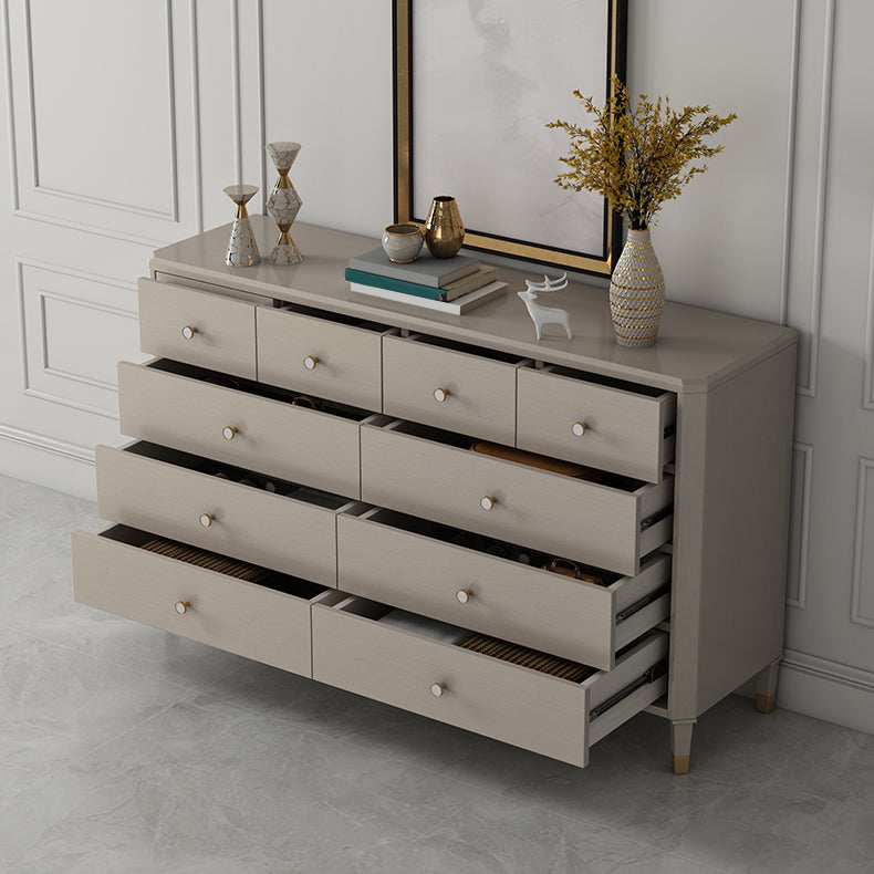 Classic Glam Chest Wooden Storage Chest Dresser with Drawers