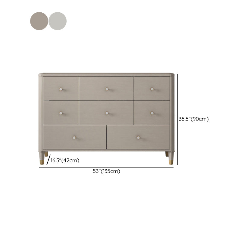 Classic Glam Chest Wooden Storage Chest Dresser with Drawers