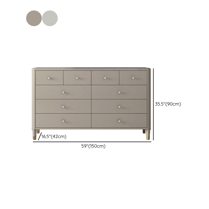 Classic Glam Chest Wooden Storage Chest Dresser with Drawers