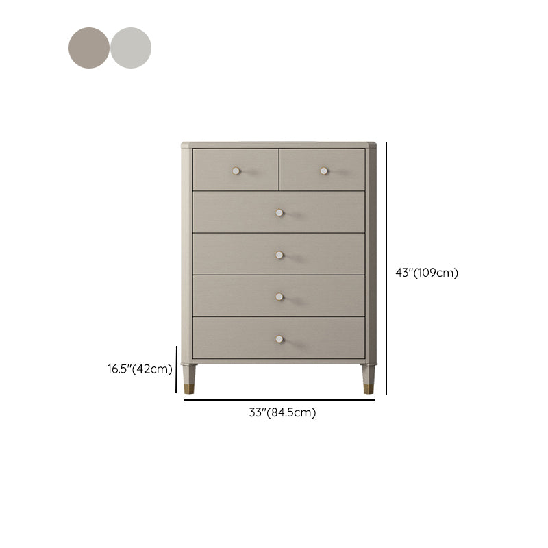 Classic Glam Chest Wooden Storage Chest Dresser with Drawers