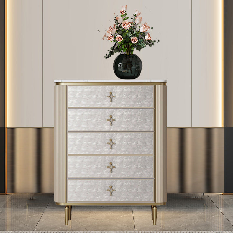 Modern Storage Chest Gold Storage Chest Dresser with Drawers