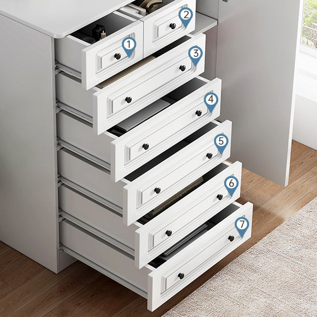 Wooden Dresser Contemporary Storage Chest Dresser for Bedroom