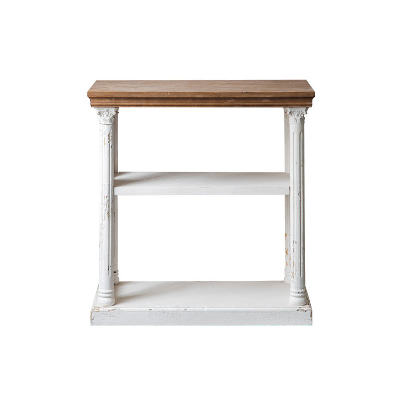 Rectangle Shape French Country Console Table White Wood Sofa Table