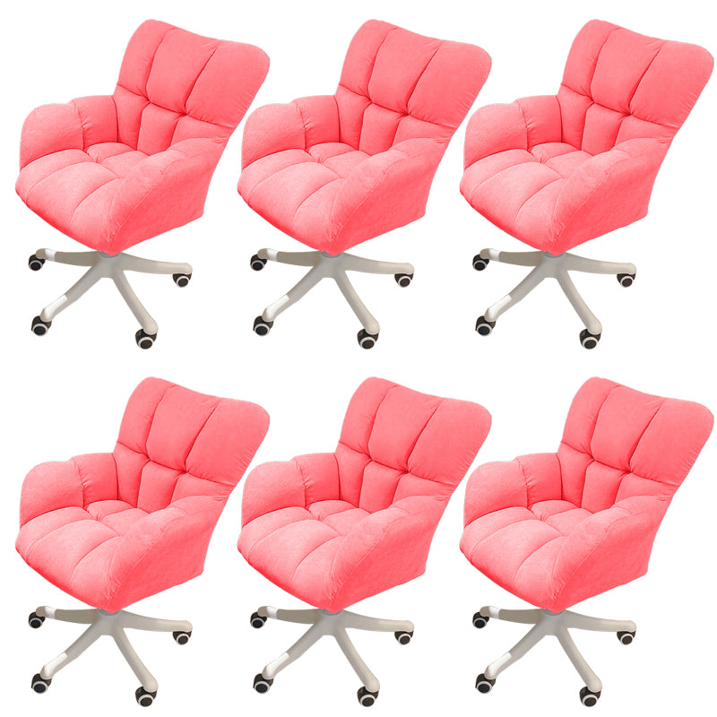 Modern Armless Office Chair Tilt Mechanism Adjustable Seat Height Desk Chair