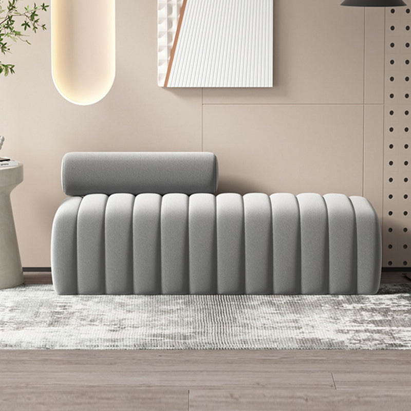 Rectangle Bedroom Seating Bench Modern Backless Bench with Upholstered