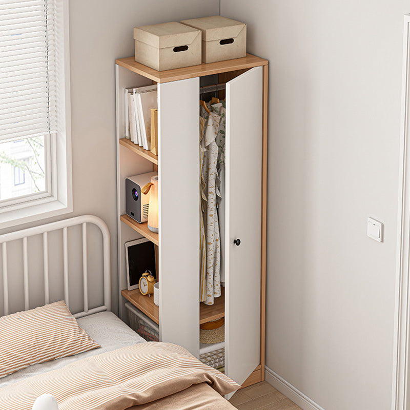 Rectangular Wardrobe Cabinet Modern Simple Home Wooden Wardrobe Closet