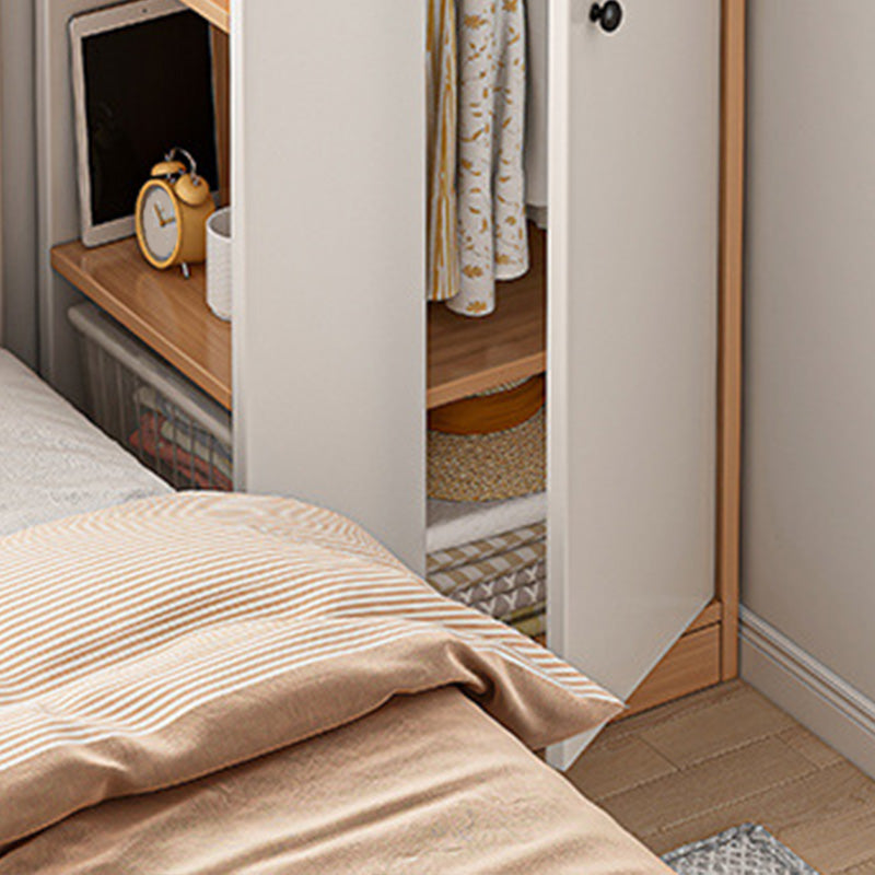 Rectangular Wardrobe Cabinet Modern Simple Home Wooden Wardrobe Closet