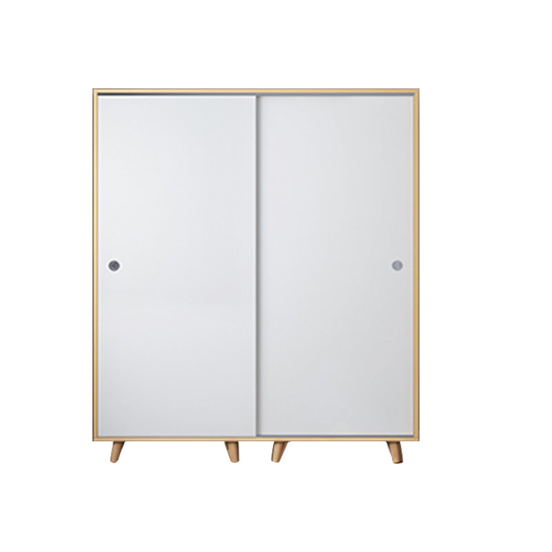 Rectangular Wardrobe Cabinet Modern Minimalist Wooden Wardrobe Armoire